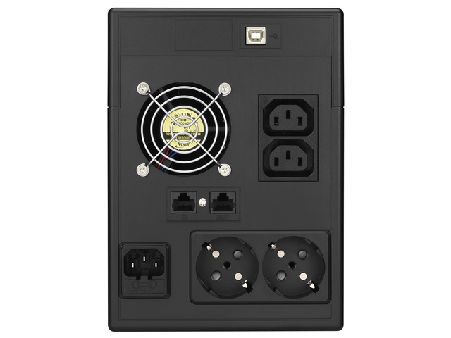 UPS POWERWALKER LINE-INTERACTIVE 2000VA 2X SCHUKO + 2XIEC OUT, RJ11/RJ45 IN/OUT, USB, LCD