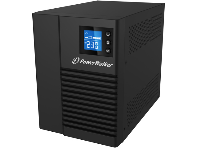 UPS POWERWALKER LINE-INTERACTIVE 500VA 4X 230V IEC OUT, RJ45 IN/OUT, USB HID, LCD, CZYSTA FALA