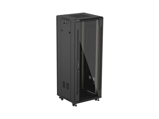 SZAFA INSTALACYJNA RACK STOJĄCA 19" 32U 600X600 CZARNA LANBERG (FLAT PACK)