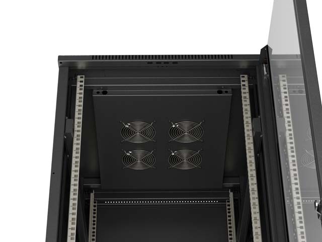 SZAFA INSTALACYJNA RACK STOJĄCA 19" 37U 600X800 CZARNA LANBERG (FLAT PACK)