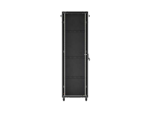 SZAFA INSTALACYJNA RACK STOJĄCA 19" 42U 600X800 CZARNA DRZWI PRZESZKLONE LANBERG (FLAT PACK)