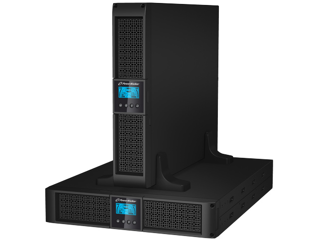 UPS RACK 19'' POWERWALKER ON-LINE 1000VA RTS, 8X IEC OUT, USB/RS-232, LCD, TOWER, 6A CHARGER
