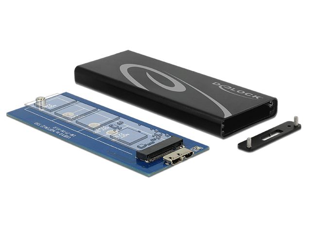 OBUDOWA SSD ZEWNĘTRZNA DELOCK M.2 NGFF MICRO USB 3.1 CZARNA