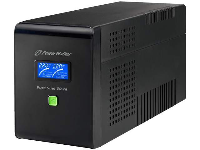 UPS POWERWALKER LINE-INTERACTIVE 2000VA 4X 230V PL, PURE SINE WAVE, RJ11/45 IN/OUT, USB, LCD
