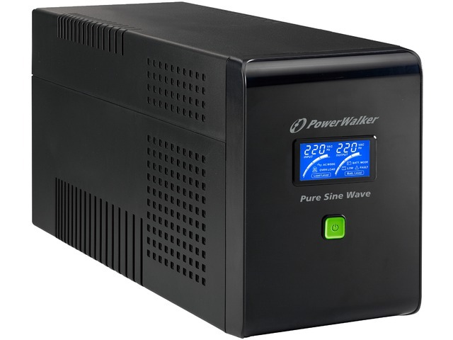 UPS POWERWALKER LINE-INTERACTIVE 2000VA 4X SCHUKO, PURE SINE WAVE, RJ11/45 IN/OUT, USB, LCD
