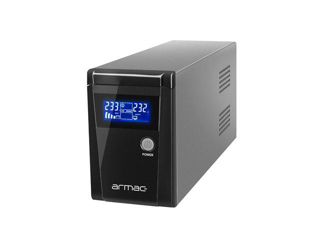 UPS ARMAC OFFICE O/650E/LCD LINE-INTERACTIVE 650VA 2X 230V PL USB-B LCD METALOWA OBUDOWA
