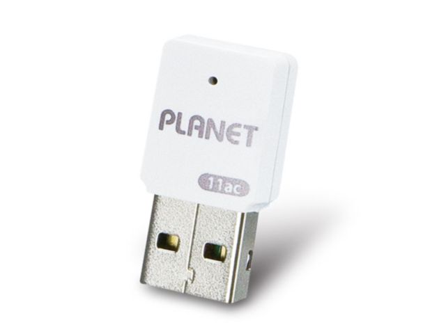 BEZPRZEWODOWA KARTA SIECIOWA WIFI PLANET WDL-U601AC USB 2.0 AC450 DUAL BAND 1 WEWNĘTRZNA ANTENA