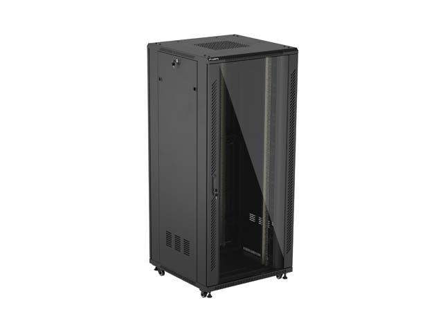 SZAFA INSTALACYJNA RACK STOJĄCA 19" 37U 800X800 CZARNA LANBERG (FLAT PACK)
