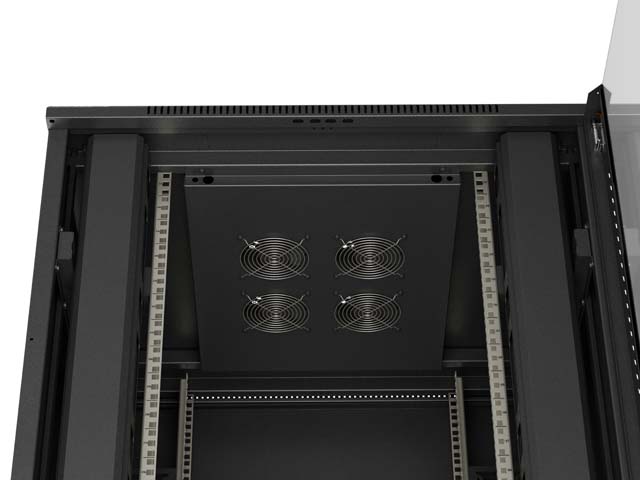 SZAFA INSTALACYJNA RACK STOJĄCA 19" 37U 800X800 CZARNA LANBERG (FLAT PACK)