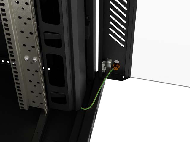 SZAFA INSTALACYJNA RACK STOJĄCA 19" 37U 800X800 CZARNA LANBERG (FLAT PACK)