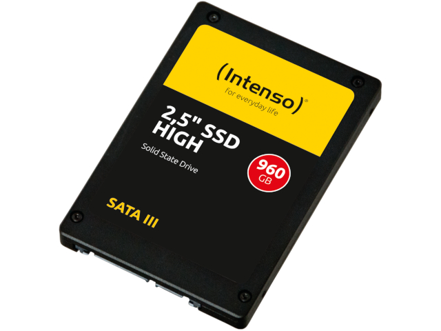 DYSK WEWNĘTRZNY INTENSO HIGH SSD 960GB 2.5” SATA III CZARNY