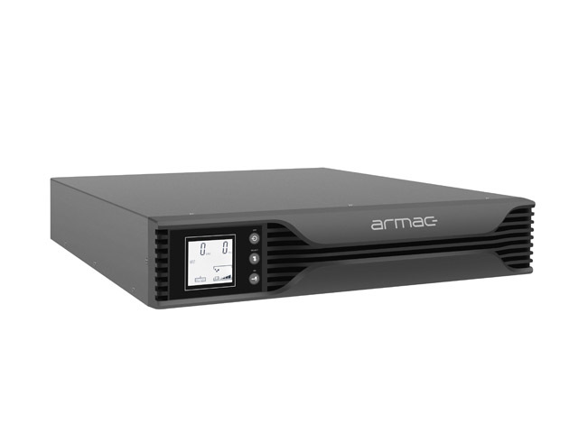 UPS RACK ARMAC R/1000I/ONL ON-LINE 1000VA LCD 4X IEC C13 2U USB-B RS-232 METALOWA OBUDOWA