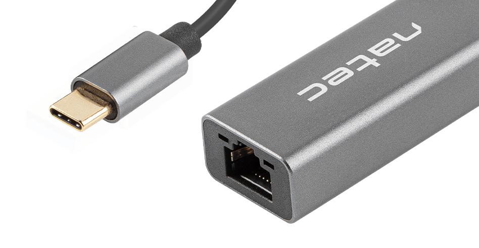 usb–>rj45 ethernet adapter network card natec cricket usb-c 3.1 1x rj45 1gb cable 5