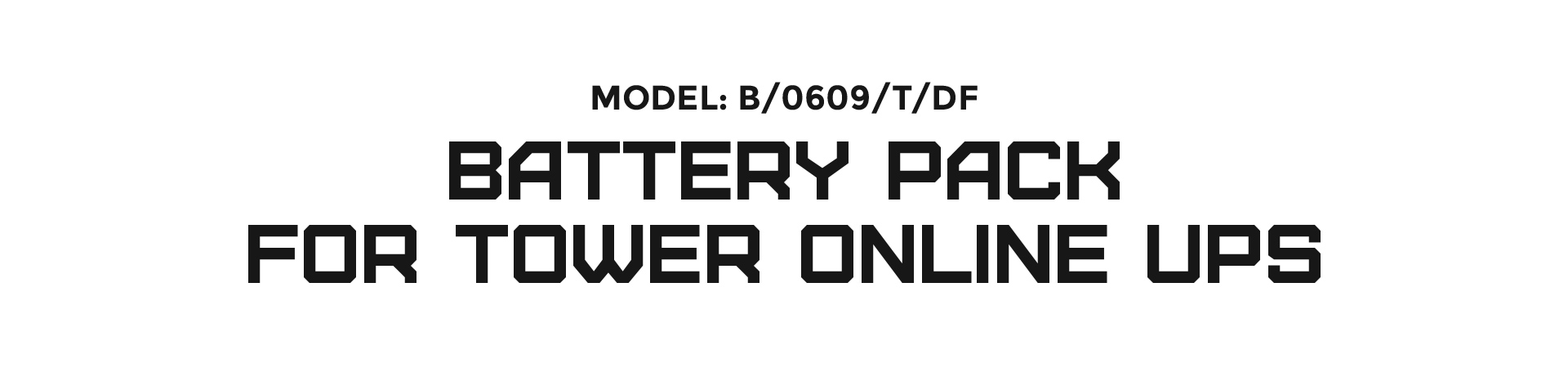 Zestaw akumulatorów do wieżowego systemu zasilania awaryjnego online