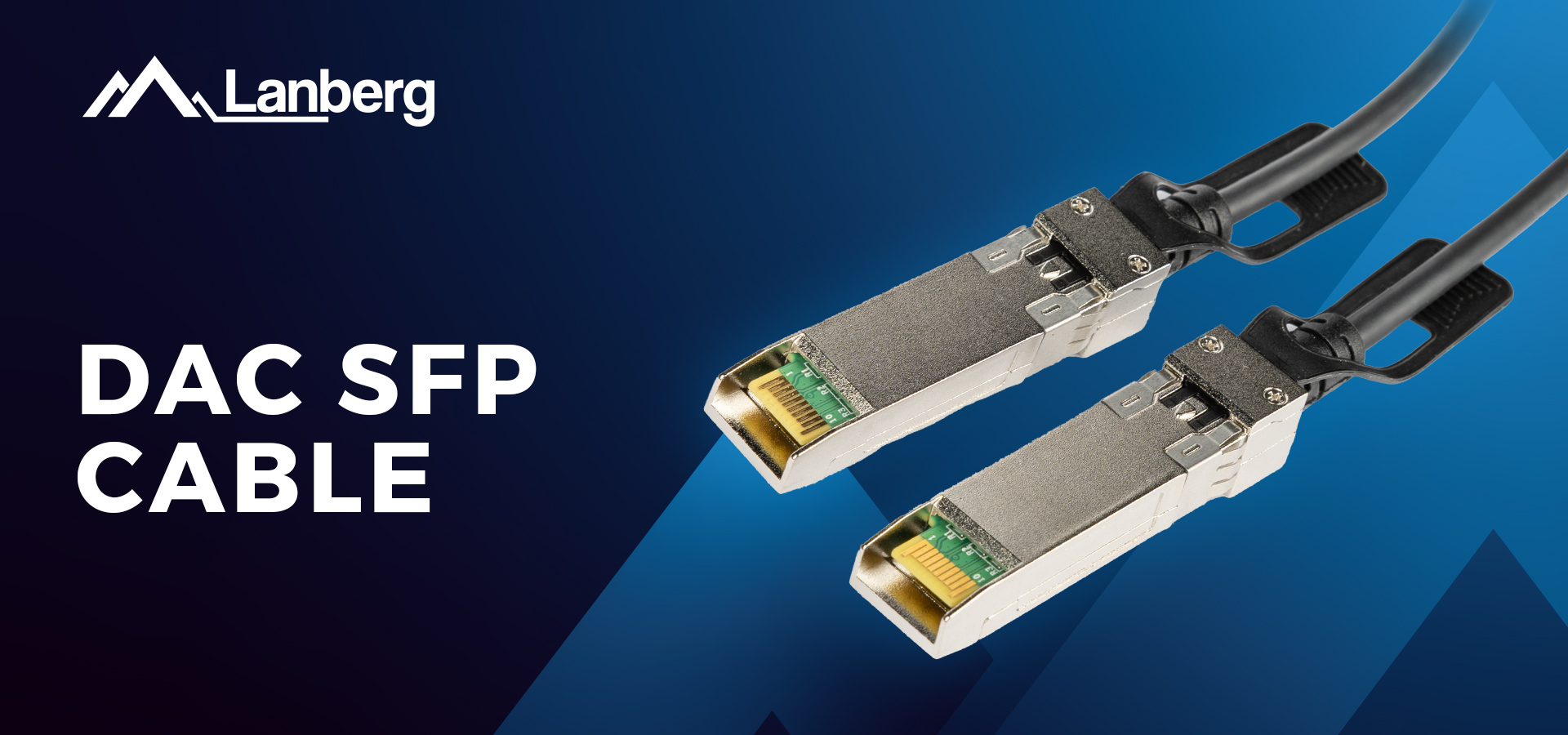 Cable with two connectors, designed for high-speed networking and data transmission.