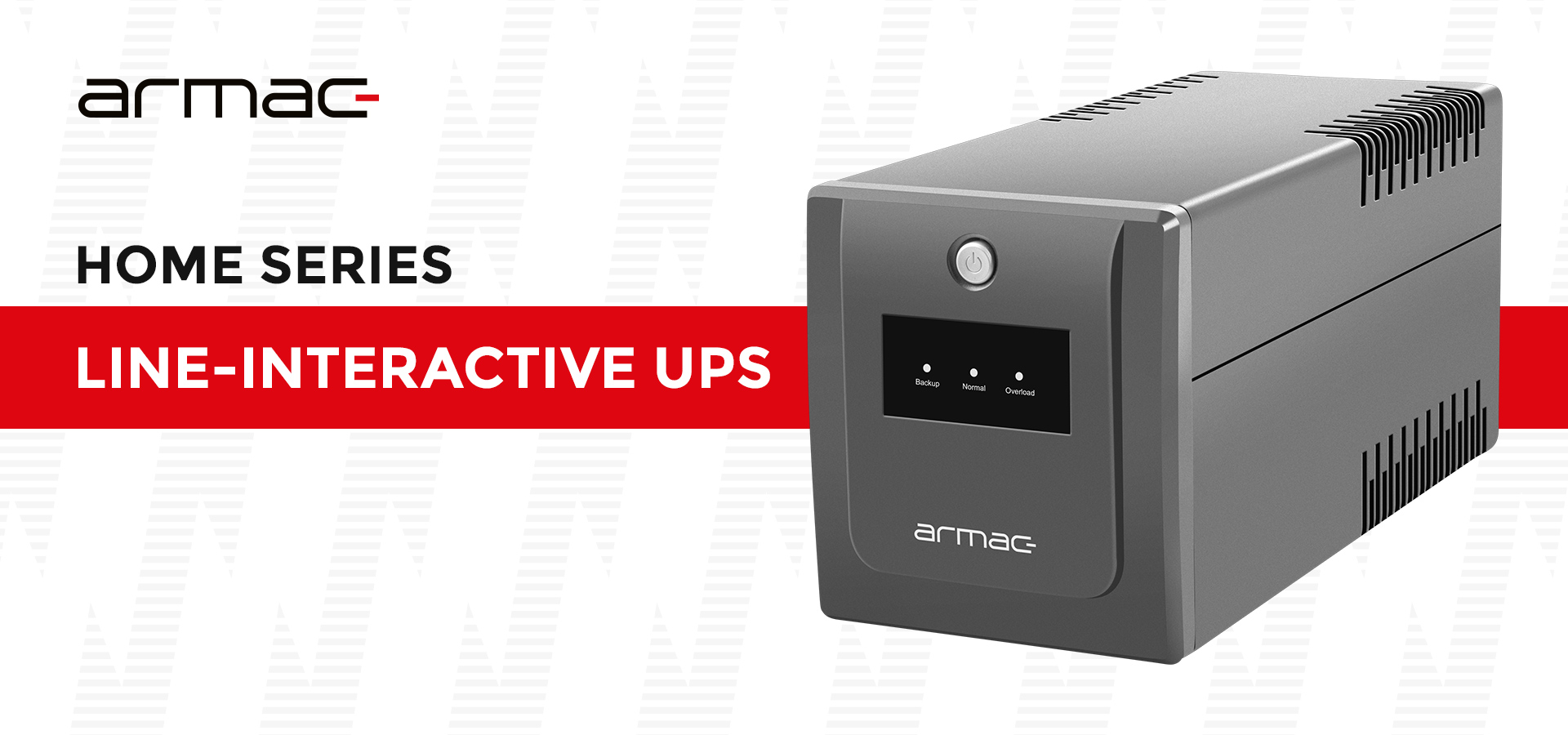 Jednostka zasilania awaryjnego z wieloma złączami i wyświetlaczem do wskazywania stanu.