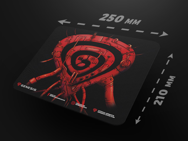 mouse pad genesis promo - pump up the game 250x210 mm 6