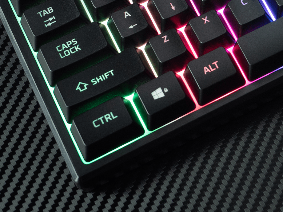 gaming keyboard fury tiger us layout backlight 60% 5